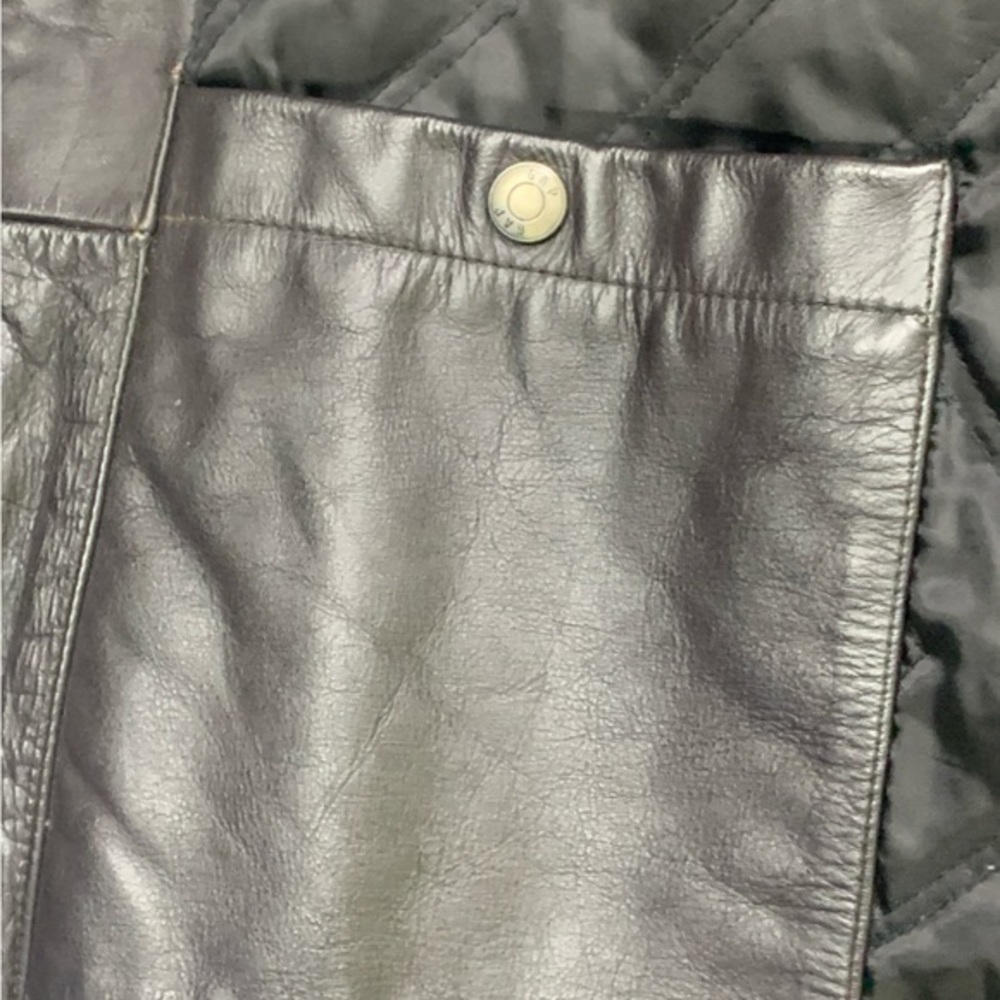Vintage 90s GAP Downtown Leather Jacket - Picture 11 of 13
